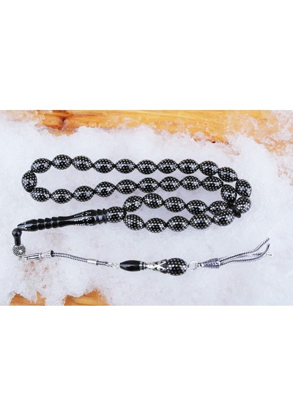 Oltu Taşı Beyzi Model Nokta Çeşmi Bülbül Işlemeli Tespih modelleri