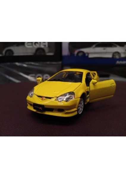 Honda Integra Type 1/36 Ölçek Çek Bırak Diecast Model (Sarı) fırsatları