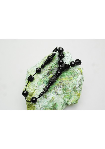 Oltu Taşı Kareli Oyma Nakkaş Imameli Sade Tespih modelleri