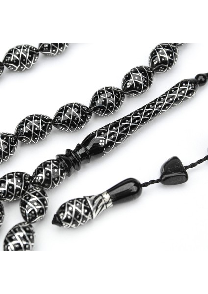 Oltu Taşı Koleksiyonluk Özel Işlemeli Tespih fırsatları