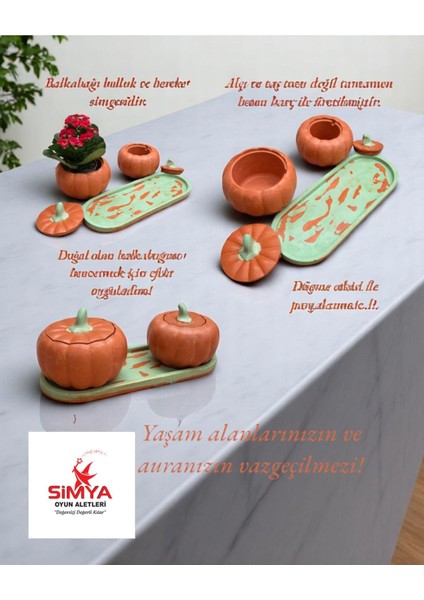 Simya Bolluk Bereket Simgesi Balkabakları Dekoratif Aksesuar fırsatları