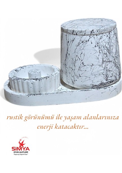 Simya Özel Tasarım Mermer Desenli Dekoratif Aksesuar Seti Pinterest Vazo Tütsülük modelleri