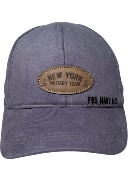 Spteks Kitti 9-15 Yaş Erkek Garson Gri Renk Baskı ve Amblem Figürlü Mevsimlik Şapka