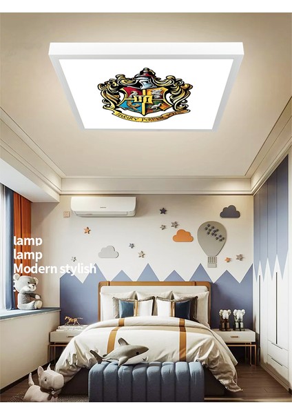 Harry Potter Led Lamba-Çocuk Odası avize-60x60-6400k-beyaz ışık-led-panel-armatür-60watt-YENİ Modern