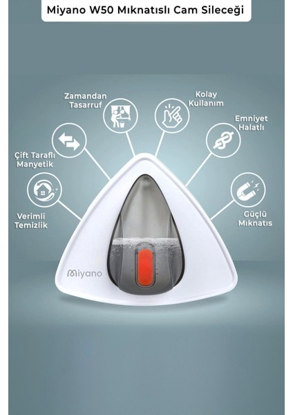 W50 Mıknatıslı Cam Sileceği – Güçlü ve Dayanıklı Temizlik İçin Ideal modelleri