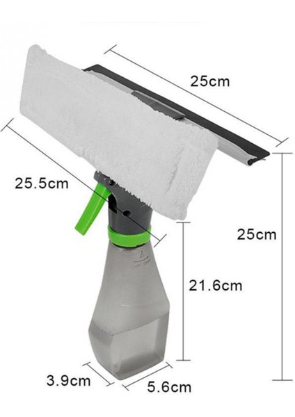 Çift Taraflı Deterjan Hazmeli Cam Silme Aparatı fırsatları