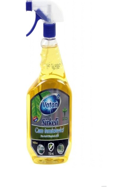 Sirkeli Cam Temizleyici Sprey Sarı 750 ml
