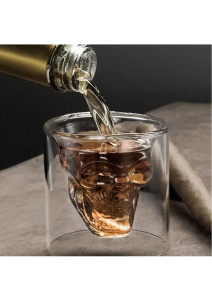 Kuru Kafa Sevimli Cam Bardak 2ADET