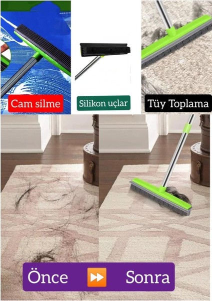 Kauçuk Zemin Temizleme Fırçası ve Mop Seti, Pratik ve Dayanıklı Temizlik Aracı fiyatları