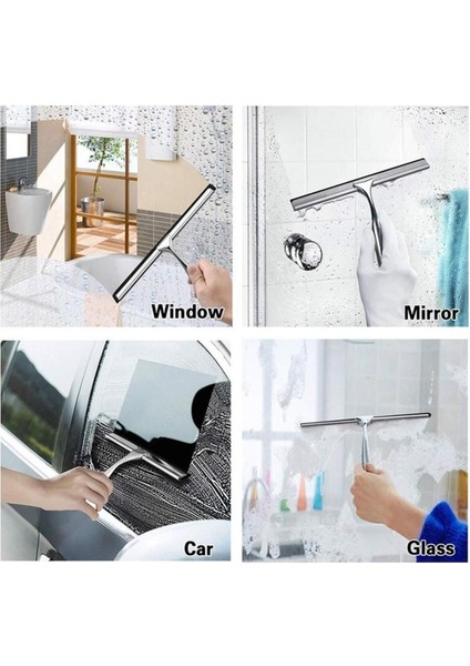 Metal ve cam çekçek, silikon uç, 25 cm, yüksek kaliteli, dayanıklı ve kullanışlı araç