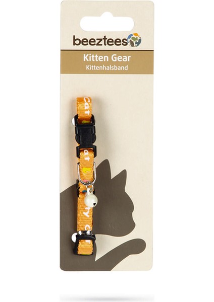 Yavru Kedi Tasması 23 cm Turuncu Drstr