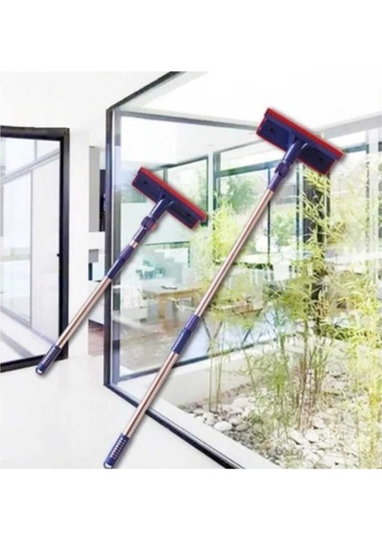 Çift Taraflı Teleskopik Cam Silme Aparatı, Kolay ve Pratik Temizlik Aracı modelleri