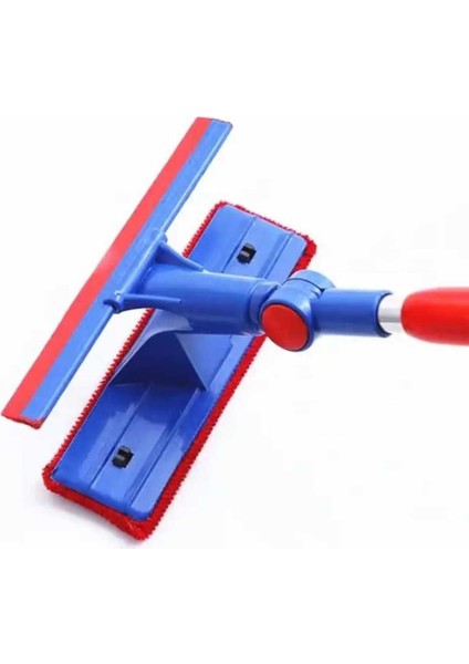 Çift Taraflı Teleskopik Cam Silme Aparatı, Kolay ve Pratik Temizlik Aracı fırsatları