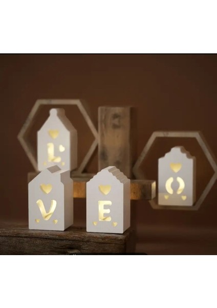 Love Aşk Evi Dekoratif Süs Eşyası Obje modelleri