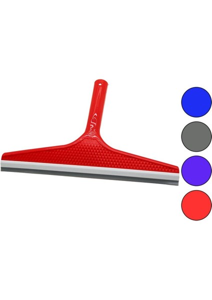 22.5cm Orta Cam Sil - Şeffaf Temizlik Aleti (5168)