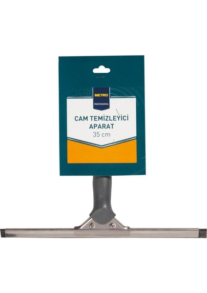 Çekçekli 35 cm cam temizleyici aparat, pratik ve kullanışlı temizlik aracı