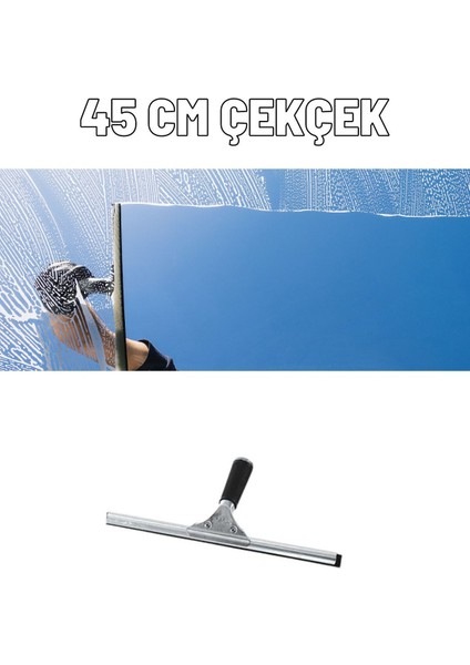 45 cm Çelik Çekçek Temizleyici – Pratik ve Kullanışlı Mutfak Aracı