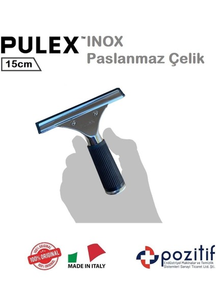 Cam Silme Aparatı Camçek 15 cm - Paslanmaz Çelik Tutamaklı