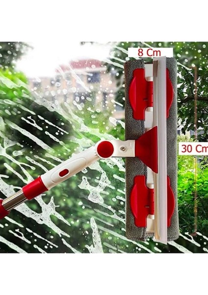 Yeni Nesil Teleskopik Çift Taraflı Pratik Cam Silme Aparatı, Yedek Bez fiyatları