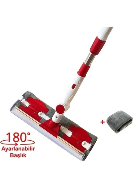 Yeni Nesil Teleskopik Çift Taraflı Pratik Cam Silme Aparatı, Yedek Bez modelleri