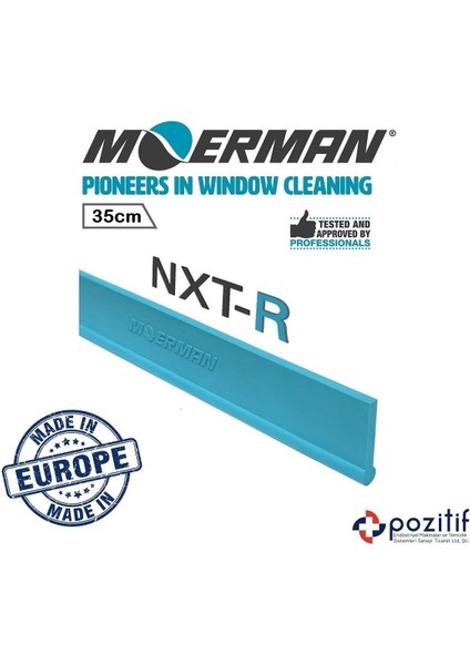 35cm Yedek Camçek Lastiği Mavi, Uyumlu, Menşei BE, Güvenilir Temizlik Aksesuarı