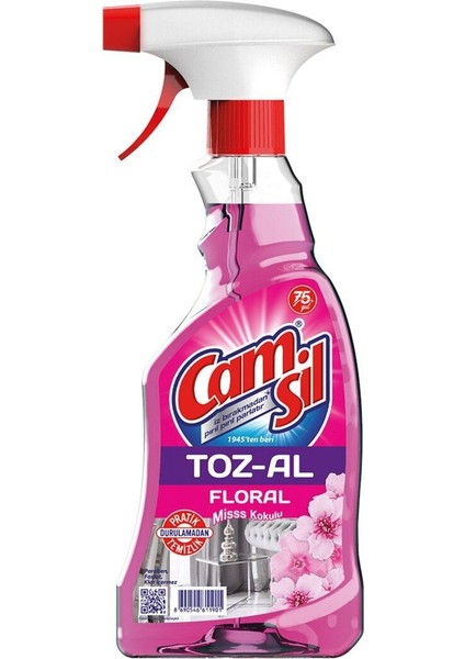 Çiçek Kokulu Temizlik Tozu 500 ml, Parlak ve Temiz Evinize Uygun, Menşei: TR