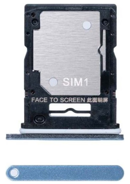 Xiaomi Uyumlu Redmi Note 13 4g Sim Kart Tepsisi 23129RAA4G Mavi modelleri