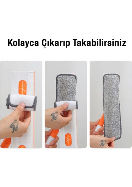 180° Dönebilen ve Uzayabilen Çift Taraflı Teleskopik Cam Silme Aracı