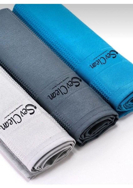 Mikrofiber Temizlik Bezi 3'lü Set, Cam, Ayna, Ocak 40x60 cm, Çok Amaçlı Kullanım fiyatları