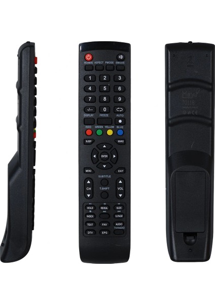 Küçük Kalıp Profılo-Sanyo-Blaupunkt-Awox LCD LED Tv Kumanda (70118=40121=18463)