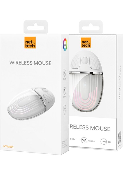 Nettech NT-MS01 Kablosuz Mouse (Beyaz) indirimleri