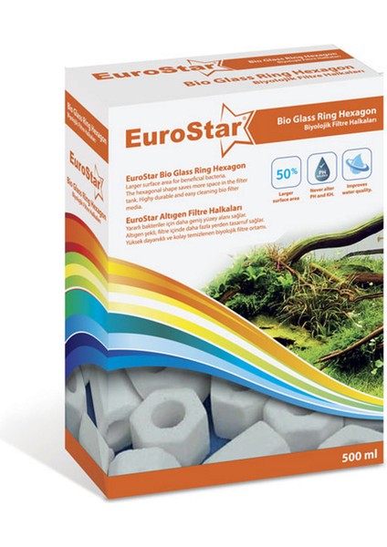 Bio Filter Ring Hexagon 500 ml Drstr