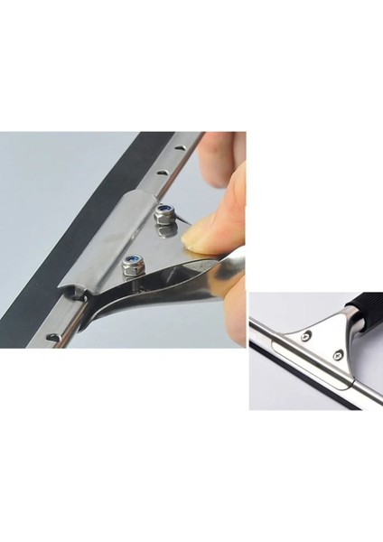 45 cm paslanmaz krom metal camsil, çekçekli, şık ve dayanıklı tasarım