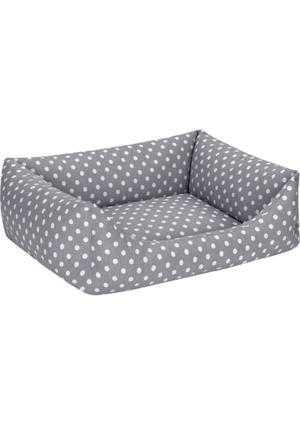 Uniform Gri Puyeli Kedi ve Köpek Yatağı S 50X60CM Drstr fiyatları