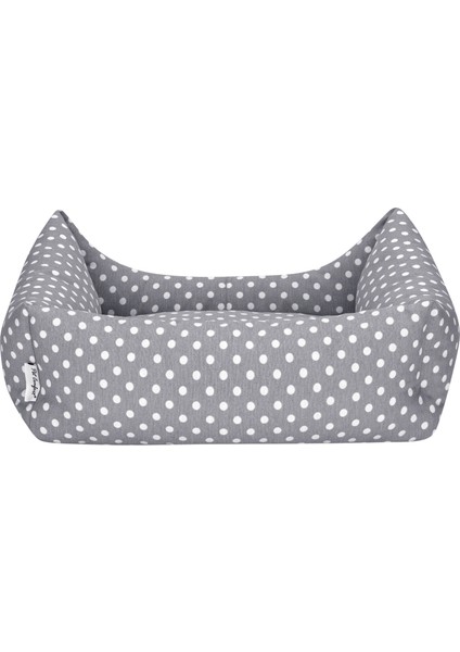 Uniform Gri Puyeli Kedi ve Köpek Yatağı S 50X60CM Drstr modelleri