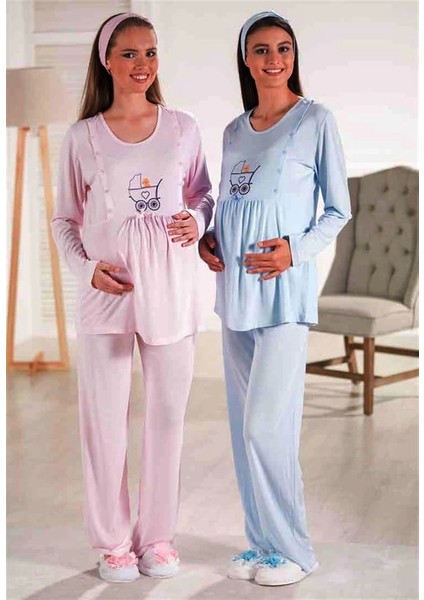 Estiva Micro Viscon Lohusa Pijama Takımı 17374