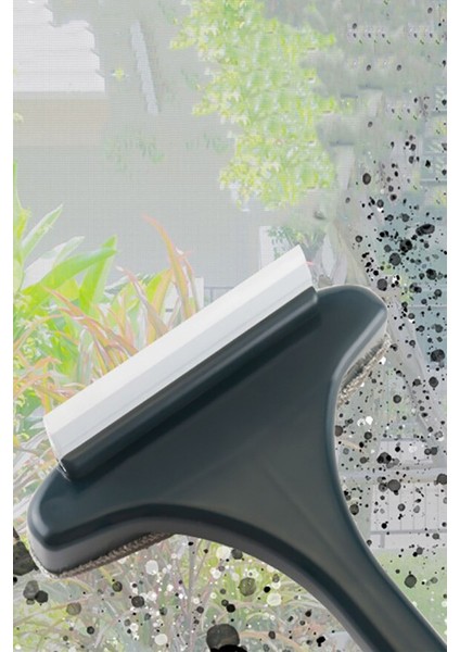 Çift Taraflı Kirli Cam Temizleme Fırçası Cam Sileceği Uzun Saplı Kolay Silme fırsatları