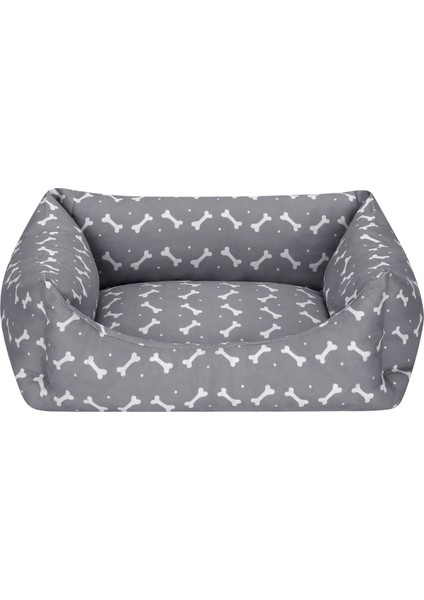 Uniform Bone Gri-Beyaz Kedi ve Köpek Yatağı S 40X50CM Drstr