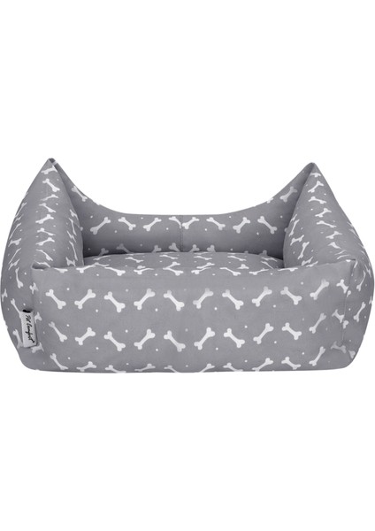 Uniform Bone Gri-Beyaz Kedi ve Köpek Yatağı S 40X50CM Drstr modelleri