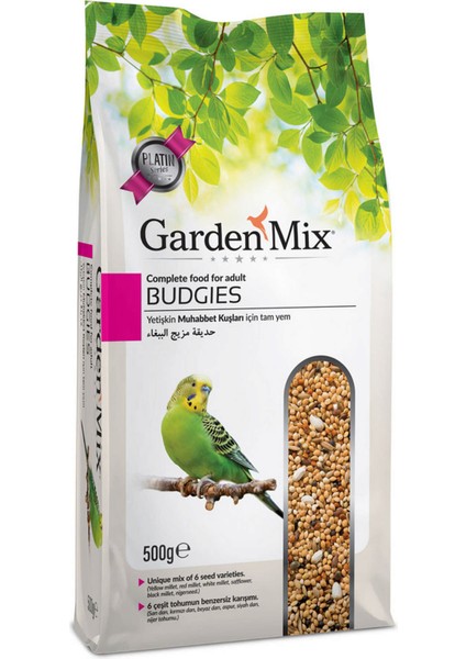 Gardenmix Platin Muhabbet Yemi - 500G Drstr