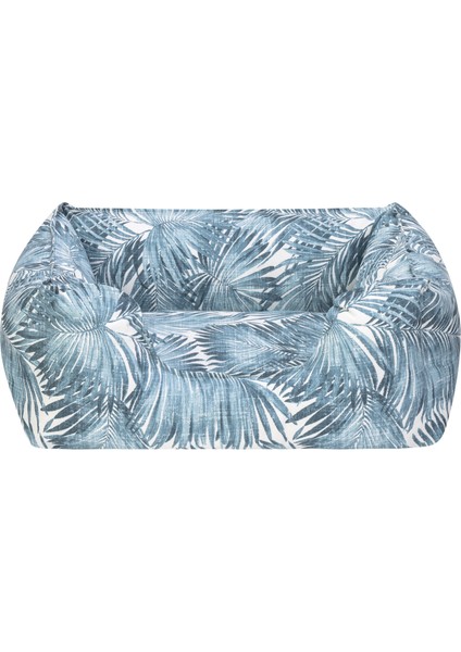Alpha Merta Mavi-Beyaz Kedi ve Köpek Yatağı S 50X60CM Drstr