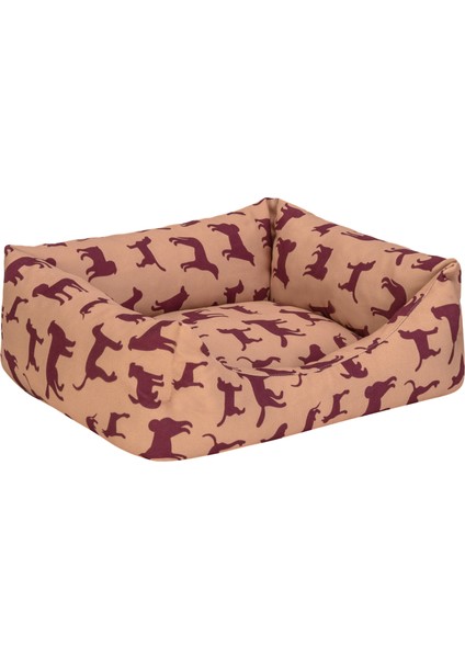 Uniform Bej-Bordo Kedi ve Köpek Yatağı S 40X50CM Drstr fiyatları