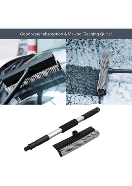 3'lü Mikrofiber Temizlik Seti, 50x50 cm, Teleskopik Çek Çek, Ultra Pamuklu Bez indirimleri