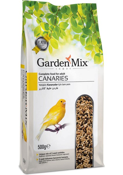 Gardenmix Platin Kanarya Yemi 500G Drstr