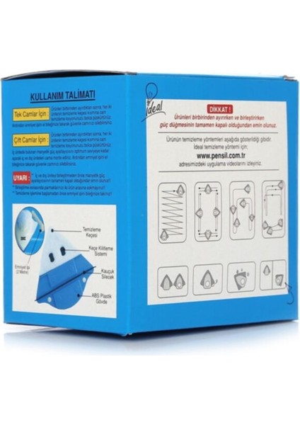 Ayarlanabilir 12 mm Standart Cam Silecek, dayanıklı ve pratik kullanım sağlar