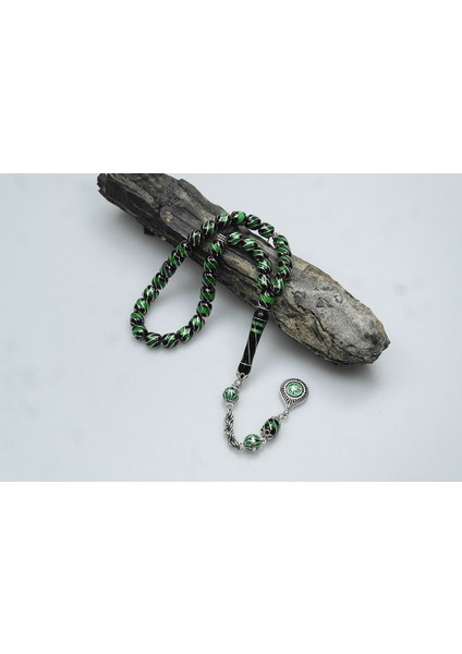 Oltu Taşı ve Galalith Çeşmi Bülbül Işlemeli Tespih fiyatları