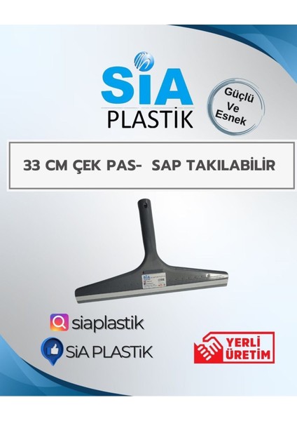 33 cm Cam Çek Pas 4'lü Set, Takılabilir, Dayanıklı ve Şık Tasarım