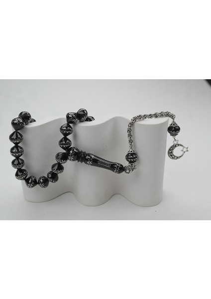 Oltu Taşı Şalgami Kesim Taç Işleme Işlemeli Tespih fırsatları