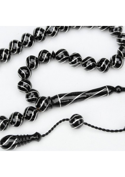 Oltu Taşı Küre Kesim Çeşmi Bülbül Işlemeli Tespih fırsatları