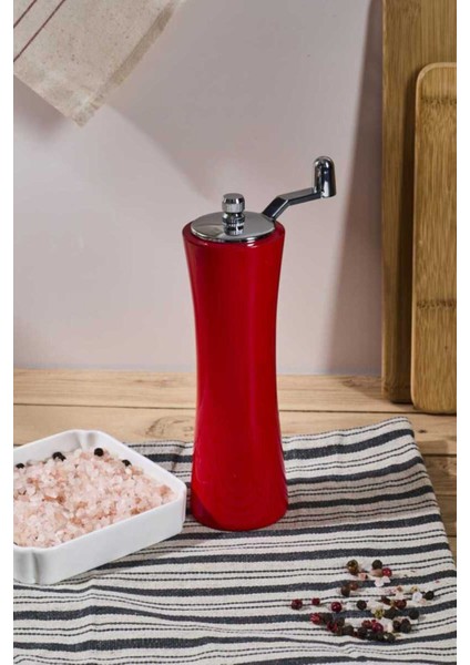 Kırmızı Karabiber Değirmeni, Taze Aromatik, Dayanıklı ve Şık Mutfak Gereci